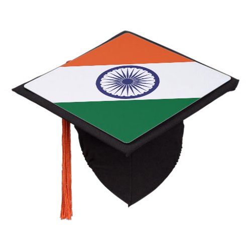 India Flag Graduation Cap Topper