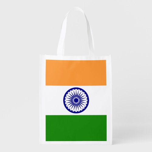 India flag grocery bag
