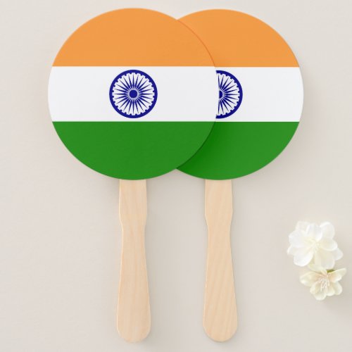 India flag hand fan