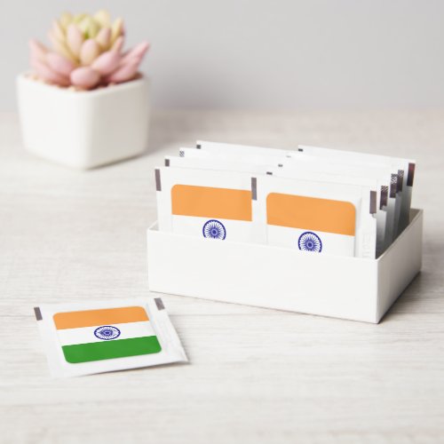 India flag hand sanitizer packet