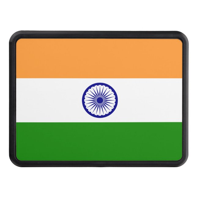 India flag  hitch cover (Front)