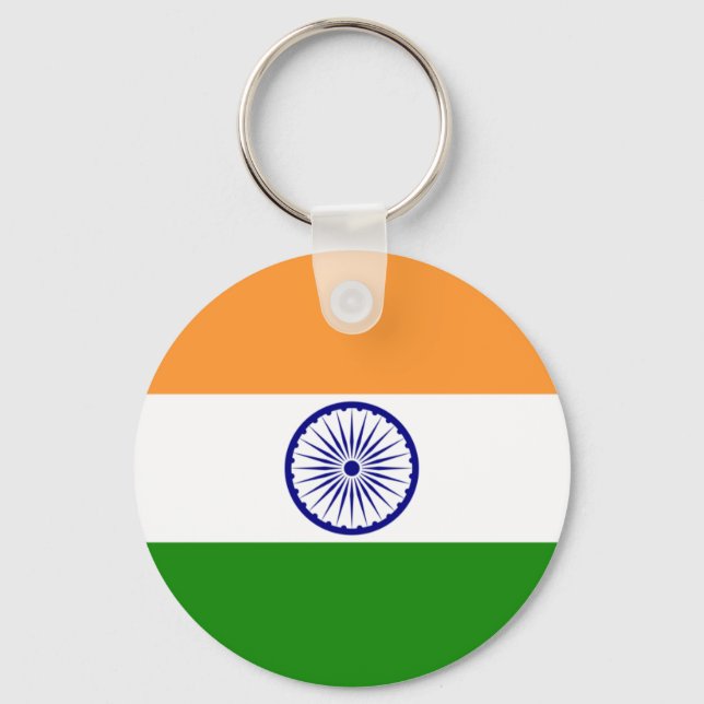 India Flag Keychain (Front)