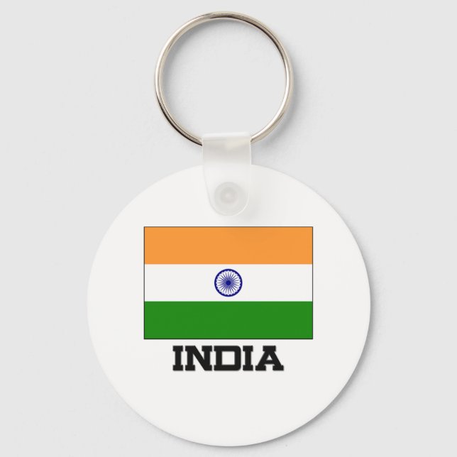 India Flag Keychain (Front)