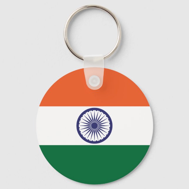 India Flag Keychain (Front)