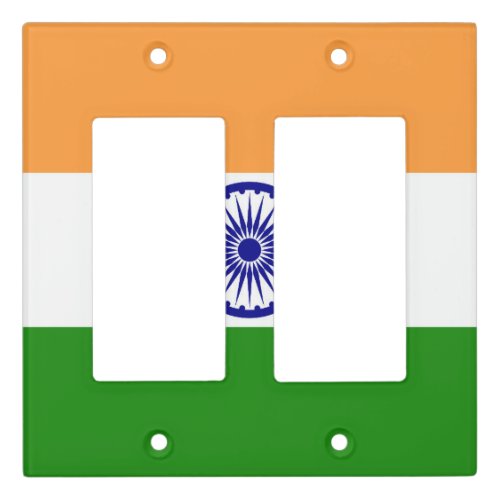 India flag light switch cover