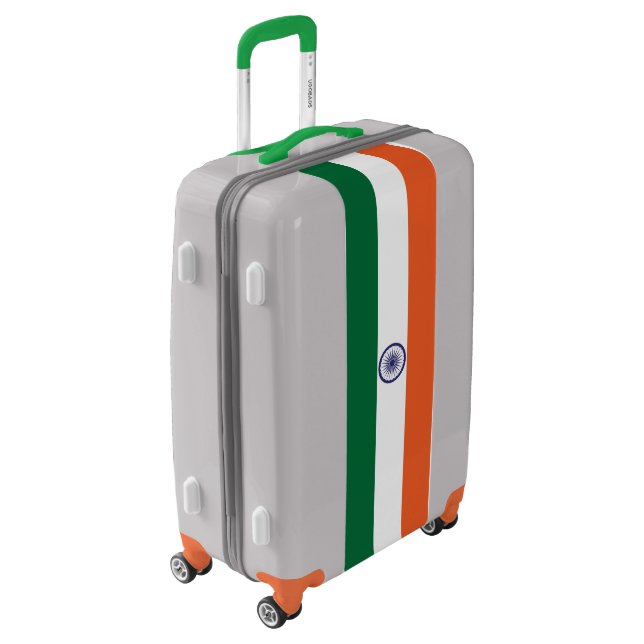 India Flag Luggage (Rotated Left)