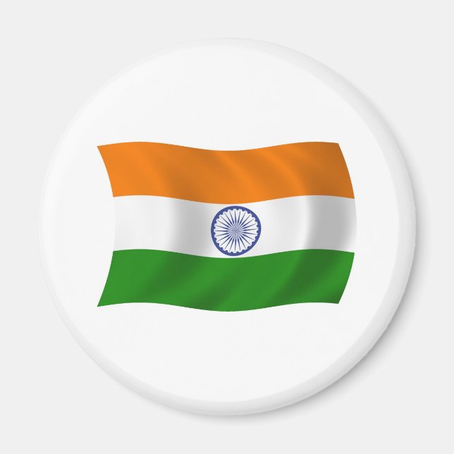 India Flag Magnet (Front)