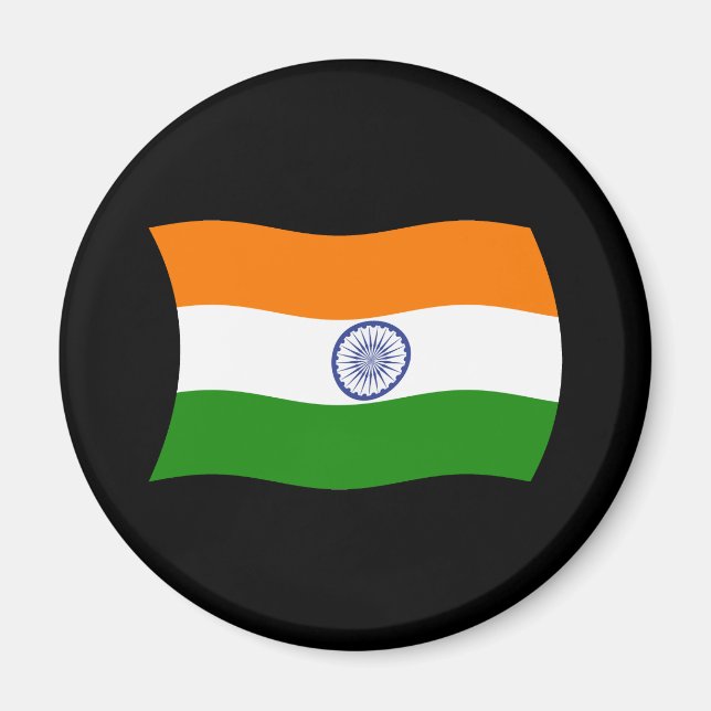 India Flag Magnet (Front)
