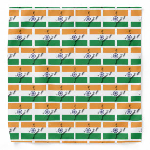 INDIA Flag Map Bandana