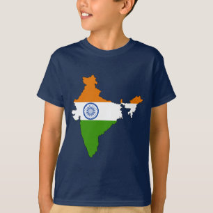 India flag map T-Shirt