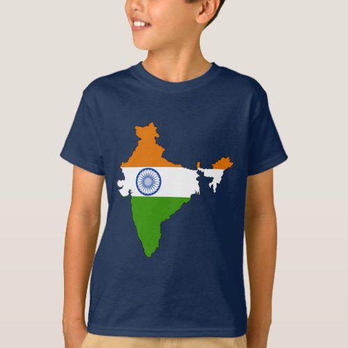 India flag map T_Shirt