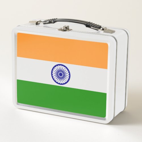 India flag metal lunch box