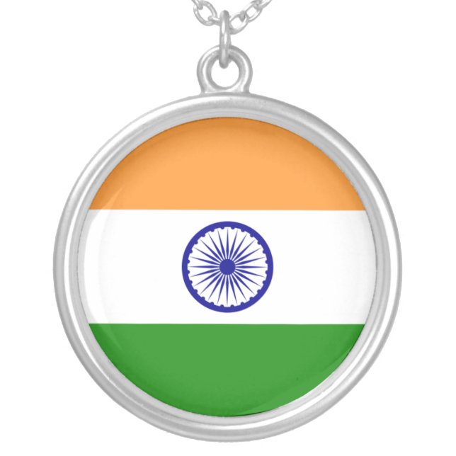India Flag Necklace (Front)