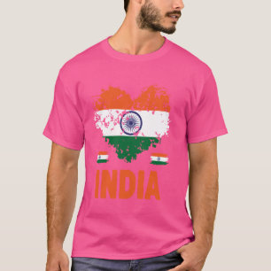 India Flag Outfit Idea For Kids & Novelty Indian F T-Shirt