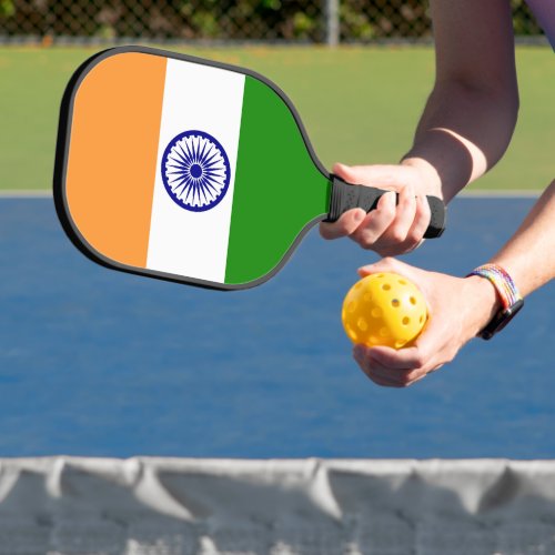 India flag pickleball paddle