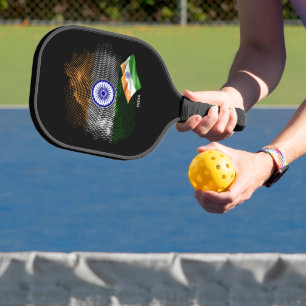 India flag pickleball paddle