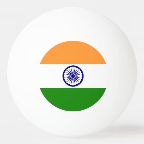 India flag ping pong ball