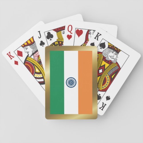 India Flag Playing Cards