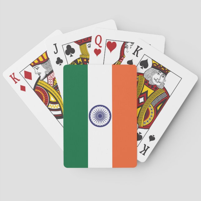 India Flag Poker Cards (Back)