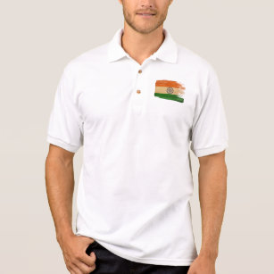 indian flag polo t shirt