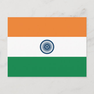 India Flag Postcard