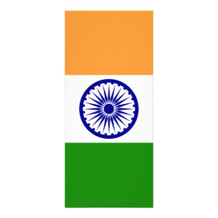 India flag rack card