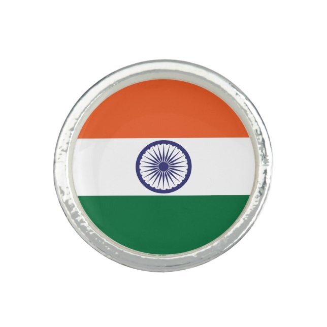 India Flag Ring (Front)