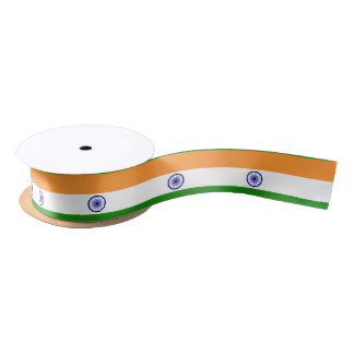 India Flag Satin Ribbon