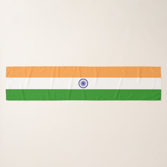 India Flag Scarf (Front (Horizontal))