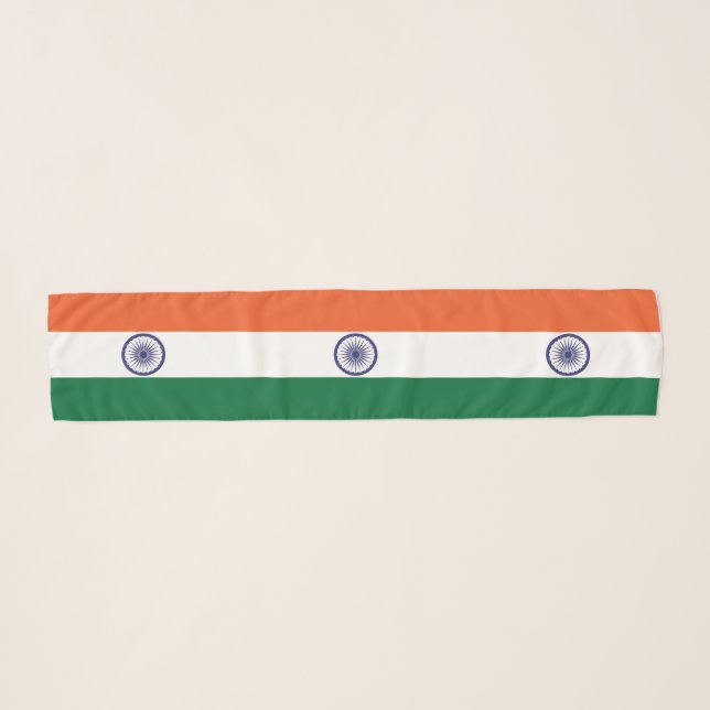 India Flag Scarf (Front (Horizontal))