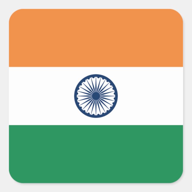 India Flag Sticker (Front)
