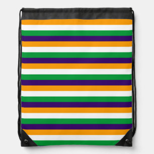 India flag stripes country symbol pattern lines drawstring bag