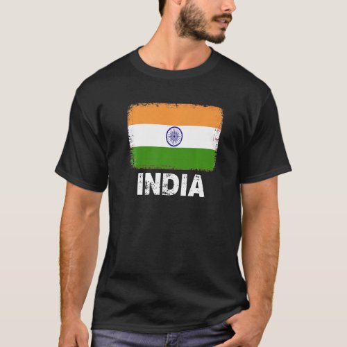 India Flag  Support Indian People Women Men T_Shirt