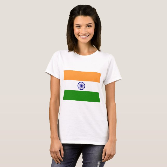 India Flag T-Shirt (Front Full)