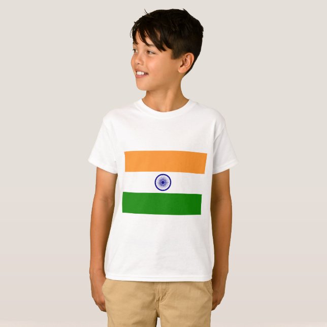 India Flag T-Shirt (Front Full)