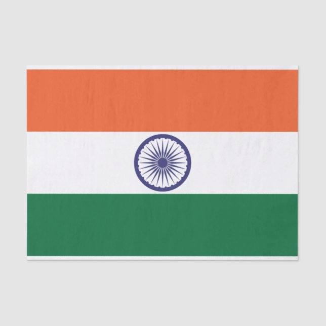India Flag Tissue Paper (Front)