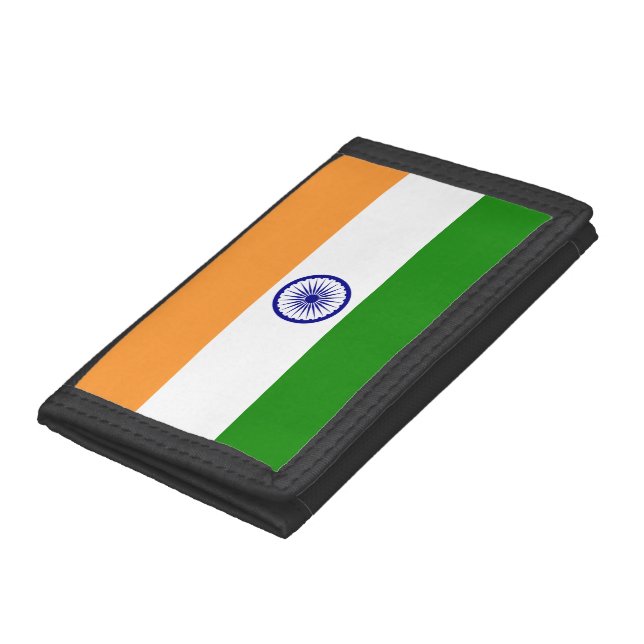 India Flag Trifold Wallet (Bottom)