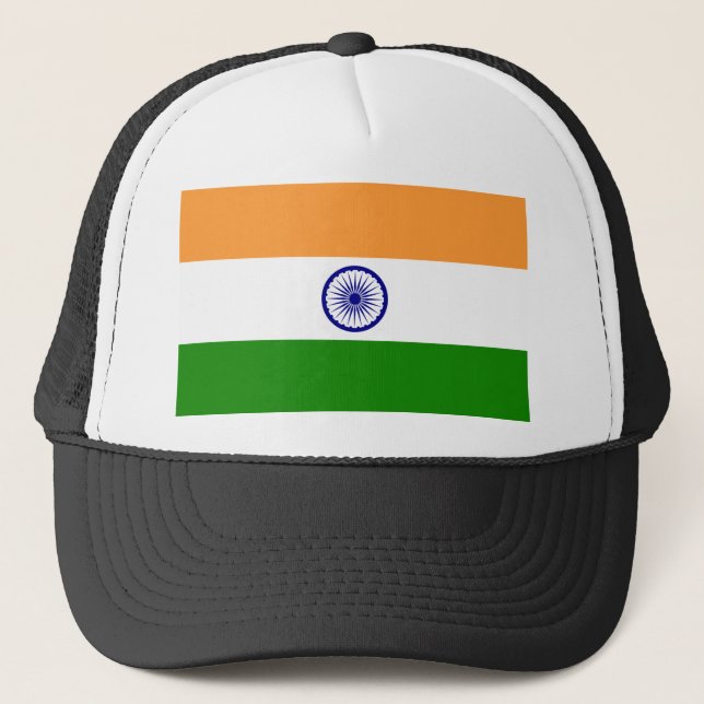 India Flag Trucker Hat (Front)