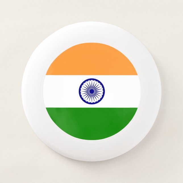 India flag  Wham-O frisbee (Front)