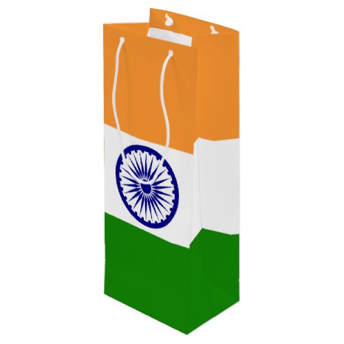 India flag wine gift bag