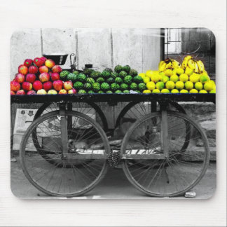 India Fruit Cart Mouse Pad