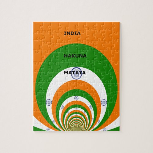 India HAKUNA MATATA Jigsaw Puzzle