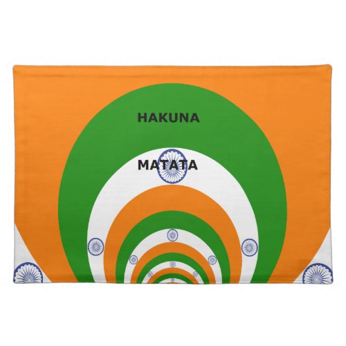 India HAKUNA MATATA Placemat