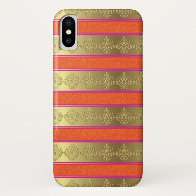 India Hindu Color Pattern iPhone Case (Back)