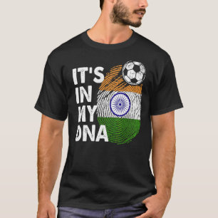India In My Dna Indian Flag Team India T-Shirt