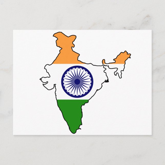 India IN Postcard (Front)