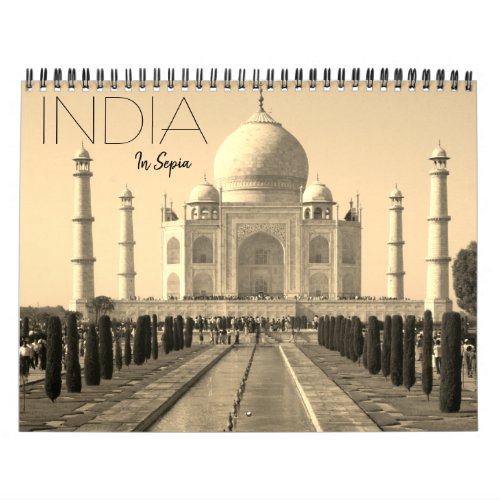 india in sepia 2024 calendar