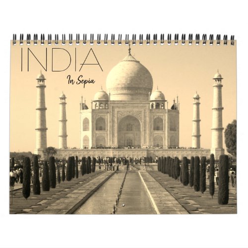 india in sepia 2025 calendar