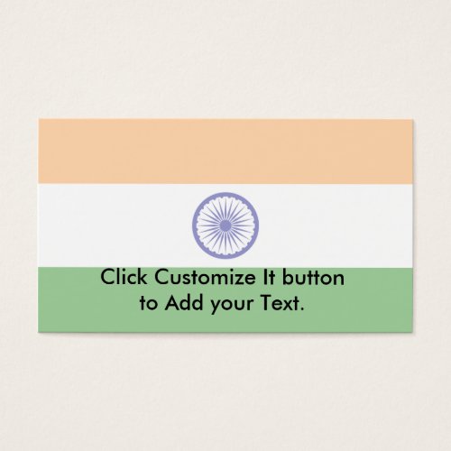 India, India Business Card