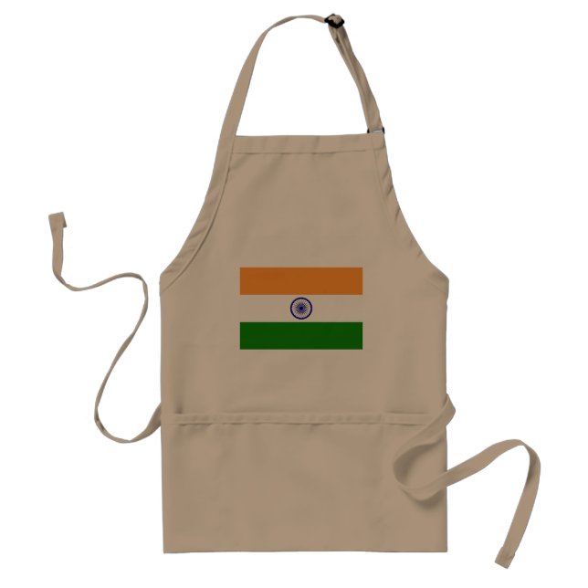India, India Adult Apron (Front)